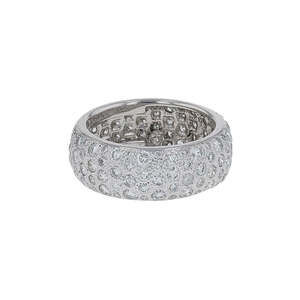 De Beers diamonds and gold ring